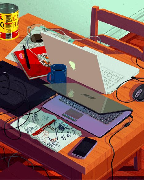 Animated Still Lifes: 7 Relaxing Cinemagraphic Illustrations - WebUrbanist
