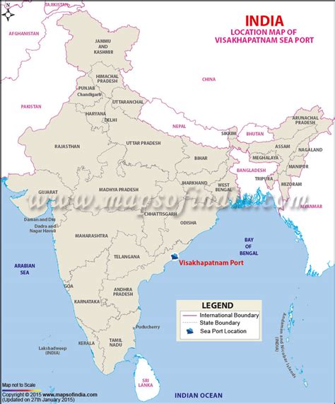 Visakhapatnam Port - Information and Location Map