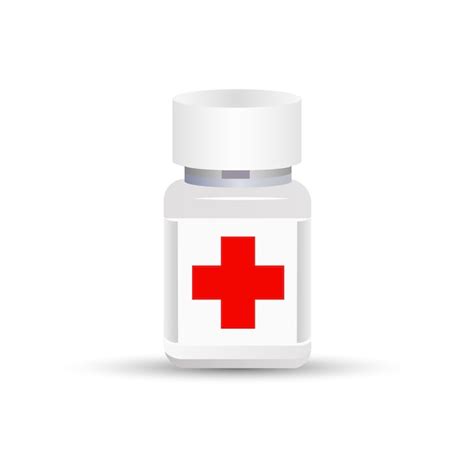 Premium Vector | Medicine bottle vector design