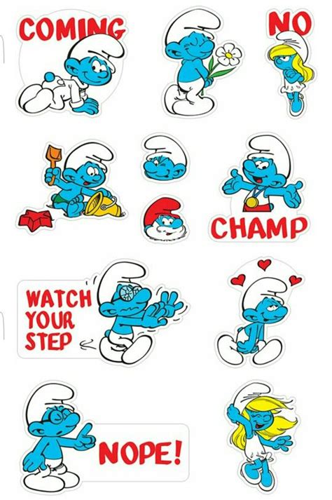 The Smurfs stickers | Thema, De smurfen, Kaarten