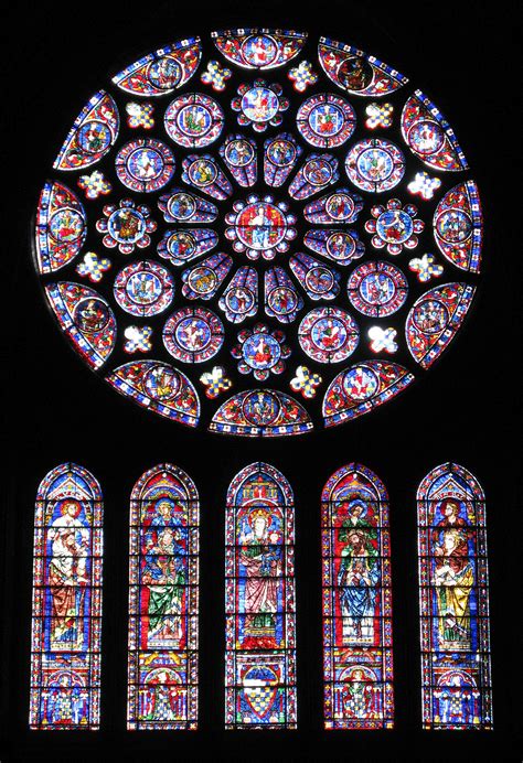 South Rose Window, Chartres Cathedral (Illustration) - World History Encyclopedia