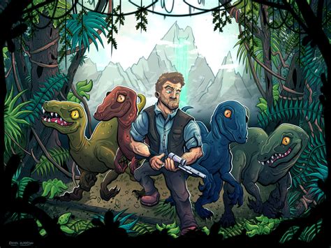 Jurassic World - Fanart by aldersonillustration on DeviantArt