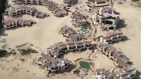 Cabo Hurricane Odile Damage from the sky - YouTube