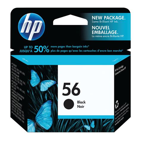 HP 56 Black Inkjet Cartridge (450 Page Capacity) C6656AE