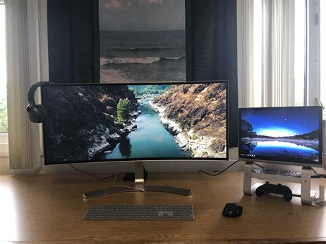 Surface Book 2, 38 inch Ultra-wide Setup : r/Surface