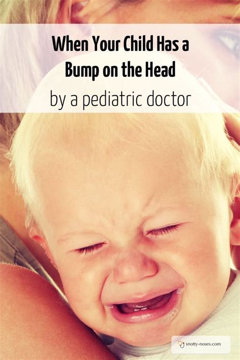 A Bump on the Head | Baby bumped head, Children hitting, Parent child relationship