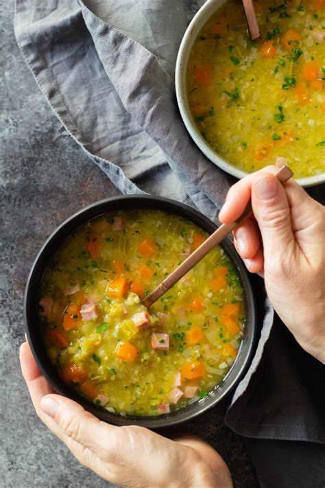 Hearty Instant Pot Split Pea Soup - Green Healthy Cooking