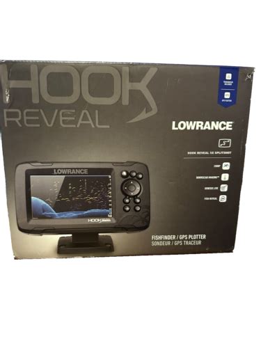 Lowrance HOOK Reveal 5 SplitShot Fish Finder - CHIRP, DownScan, US Inland Chart. | eBay