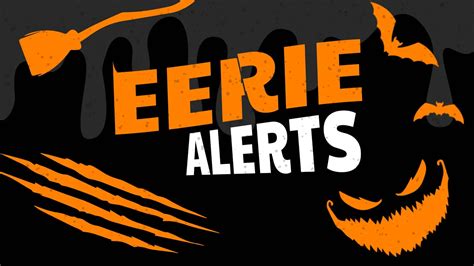 Eerie Halloween Alerts for Twitch, Youtube and Facebook - Nerd or Die