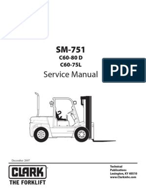 Old Clark Forklift Manuals Sale Online | emergencydentistry.com