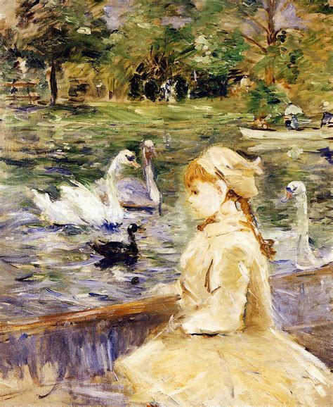 Young girl boating - Berthe Morisot - WikiArt.org - encyclopedia of visual arts