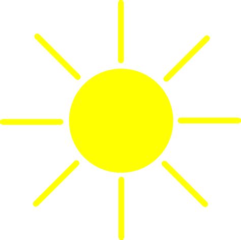 Sun Yellow Clip Art at Clker.com - vector clip art online, royalty free & public domain