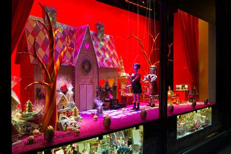 Harrods unveils Christmas window display