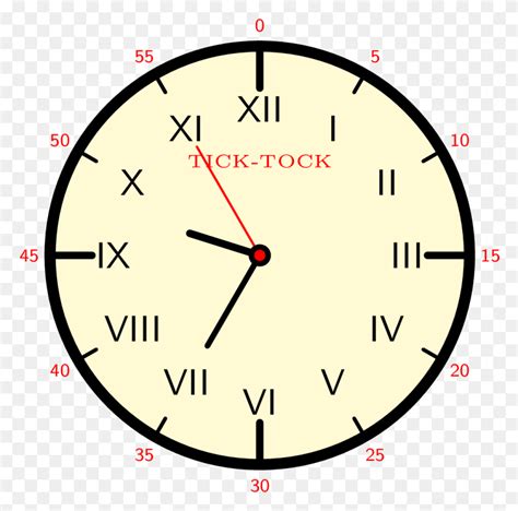 Result Analogue Clock With Roman Numerals, Analog Clock HD PNG Download ...