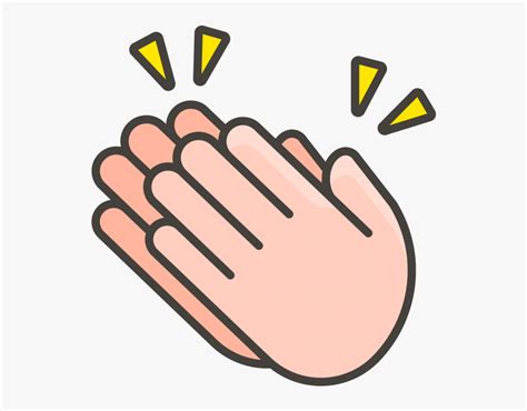 Clapping Hands Emoji - Clapping Hands Clipart, HD Png Download ...