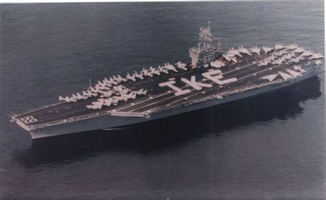 USS Dwight D.Eisenhower. 1983 | Aircraft carrier, Navy carriers, Navy ships