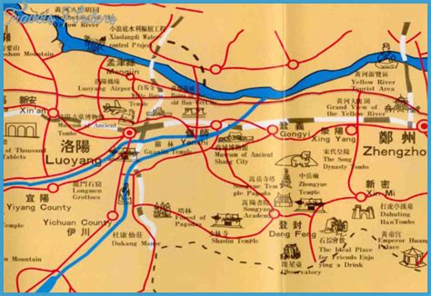 Zhengzhou Map - TravelsFinders.Com