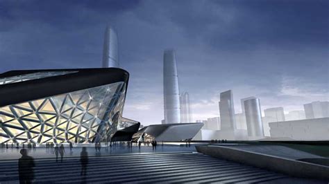 Guangzhou Opera House Building, Zaha Hadid - e-architect