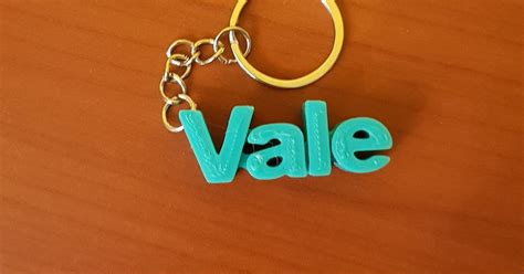 Keychain Vale - Portachiavi by Lele88 | Download free STL model | Printables.com