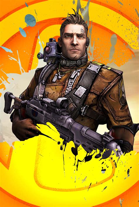 Axton the Commando - BL2 character poster | Borderlands, Borderlands art, Borderlands 2