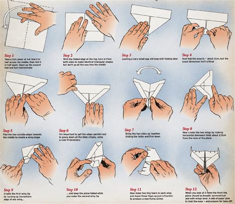 how to make origami airplanes step by step ~ easy paper craft for kids