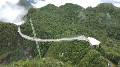 Sky Bridge and Cable Car, Langkawi Island, Malaysia Stock Video - Video ...