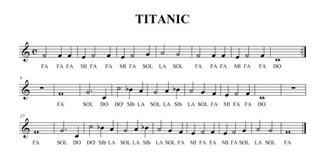 Música en Dulce: Titanic para flauta