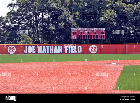 Baseball stadium Stony Brook University Long Island NY Stock Photo - Alamy