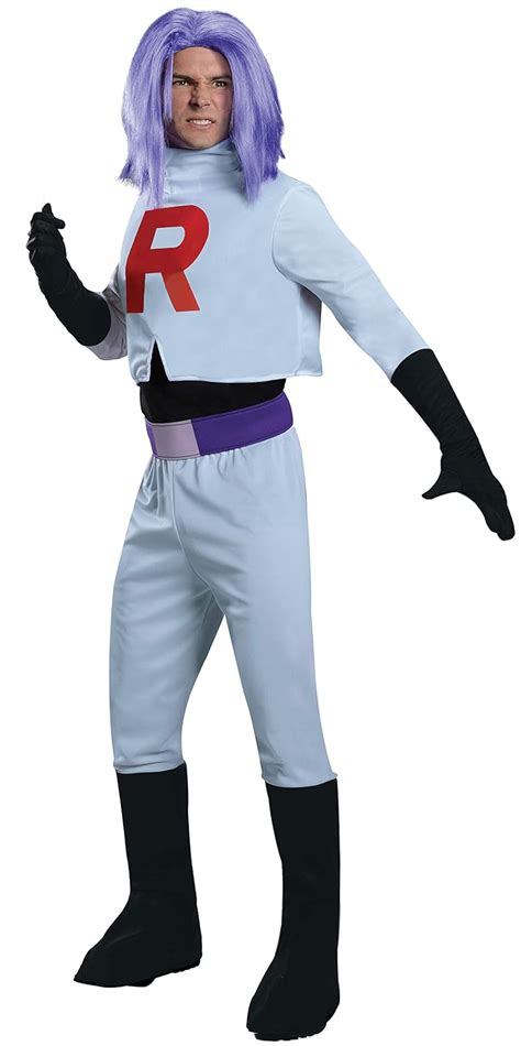 Pokémon Collectibles Pokemon Team Rocket James Cosplay Costume UK takamura-dc.com