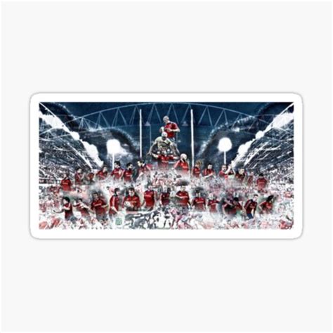 "Munster Rugby Poster " Sticker for Sale by ChoSon | Redbubble