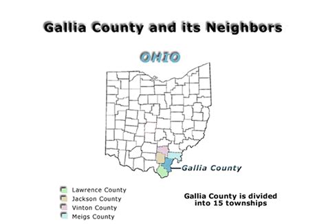 Gallia County Ohio Map - Cherie Benedikta