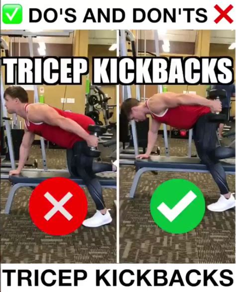 Tricep Kickbacks Proper Form | Video & Guide