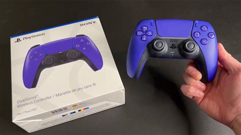 Galactic Purple PS5 Dualsense Controller UNBOXING + REVIEW - YouTube