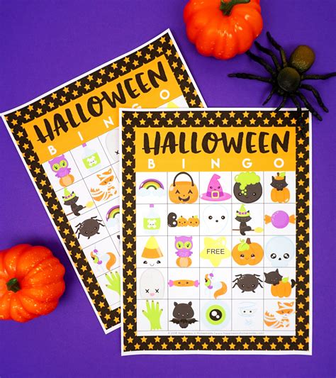 Printable Halloween Bingo Game Cards - Happiness is Homemade