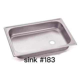 stainless sink/lababo with or with out strainer:15"x21"&16"x24" available! | Shopee Philippines