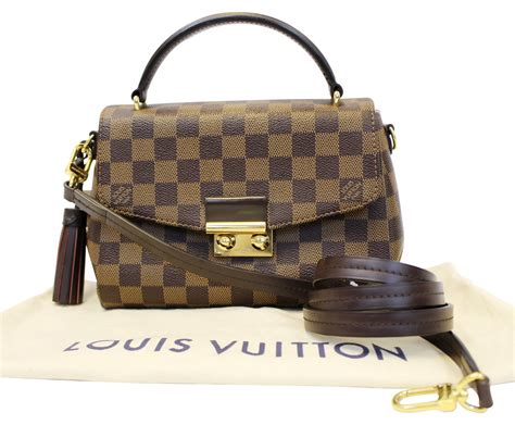 LOUIS VUITTON Damier Ebene Croisette Shoulder Bag