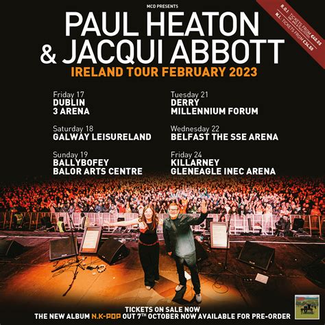 Paul Heaton & Jacqui Abbott announce Ireland tour in February 2023 ...