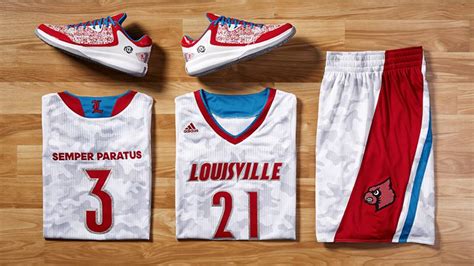 Louisville unveils uniforms for Armed Forces Classic | NCAA Basketball ...