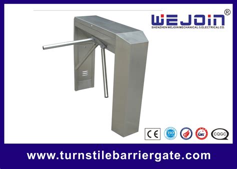 Indoor / Outdoor Semi - Automatic Turnstile Security Gates With 490mm Arm Length