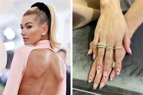 Which Hailey Bieber tattoo to choose in 2023? Find 20+ of her tattoo ...