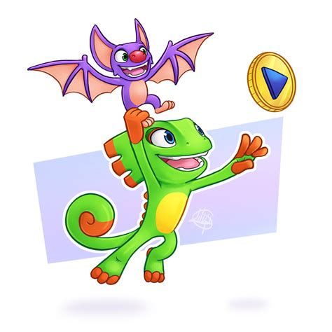 Day 1- Yooka Laylee by LuigiL on DeviantArt