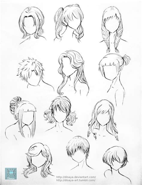 Aggregate 76+ anime hair drawings - in.coedo.com.vn