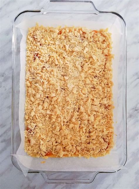 Apricot Jam Bars with a Crumb Topping - Eats Delightful