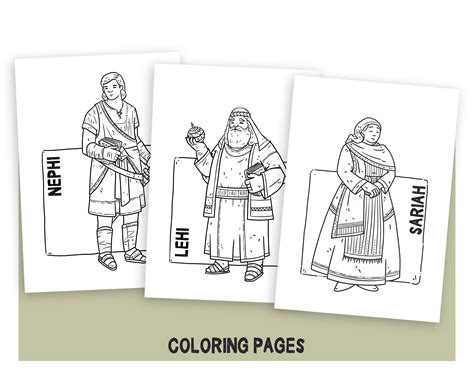 Lds Clipart Book Of Mormon Stories Coloring