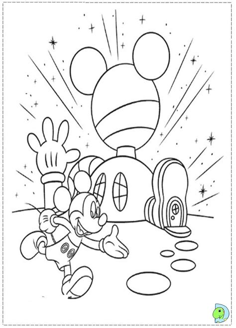 Mickey Mouse Clubhouse Coloring page- DinoKids.org