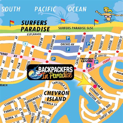 Map Of Surfers Paradise | Gadgets 2018