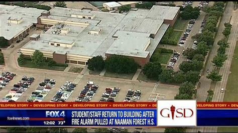 False fire alarm prompts Naaman Forest HS evacuation | FOX 4 Dallas-Fort Worth