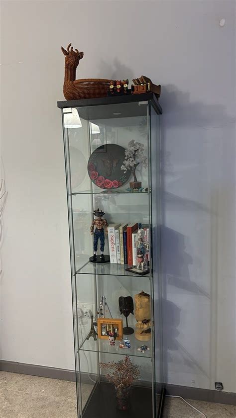 Glass Display Cabinet- ikea, Furniture & Home Living, Furniture ...