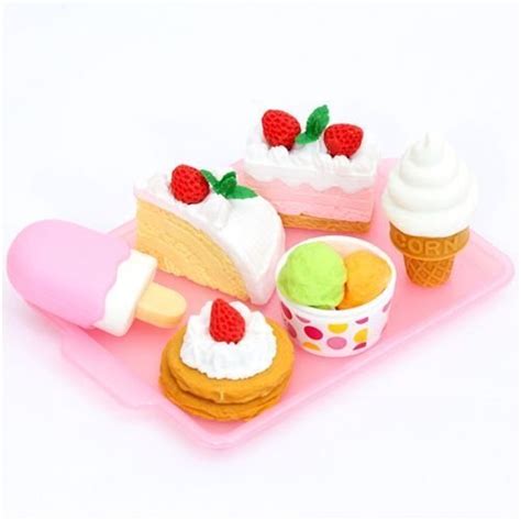 Buy Iwako erasers Dessert 6 pieces set Online at desertcartINDIA