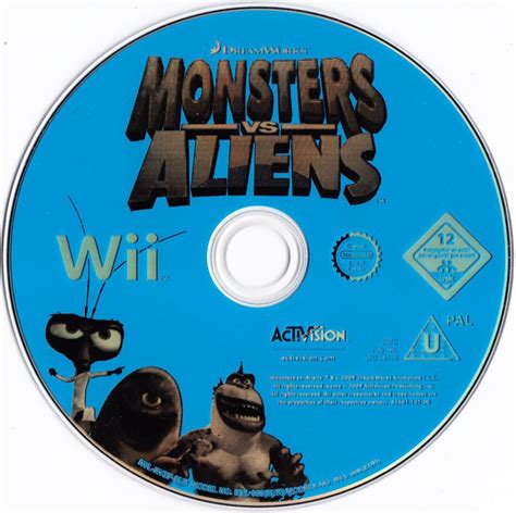 Monsters vs. Aliens cover or packaging material - MobyGames